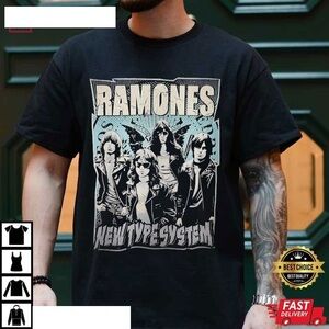 Retro Ramones Rock Band Unisex T-Shirt